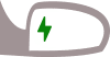 Retrovisor abatible eléctricamente